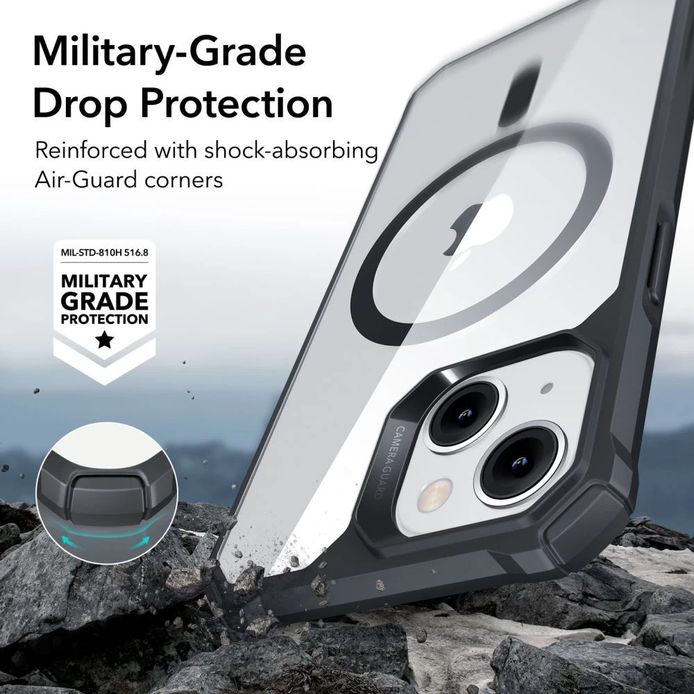 Apple iPhone 14 Pro Max case transparent ESR AIR ARMOR HALOLOCK MAGSAFE