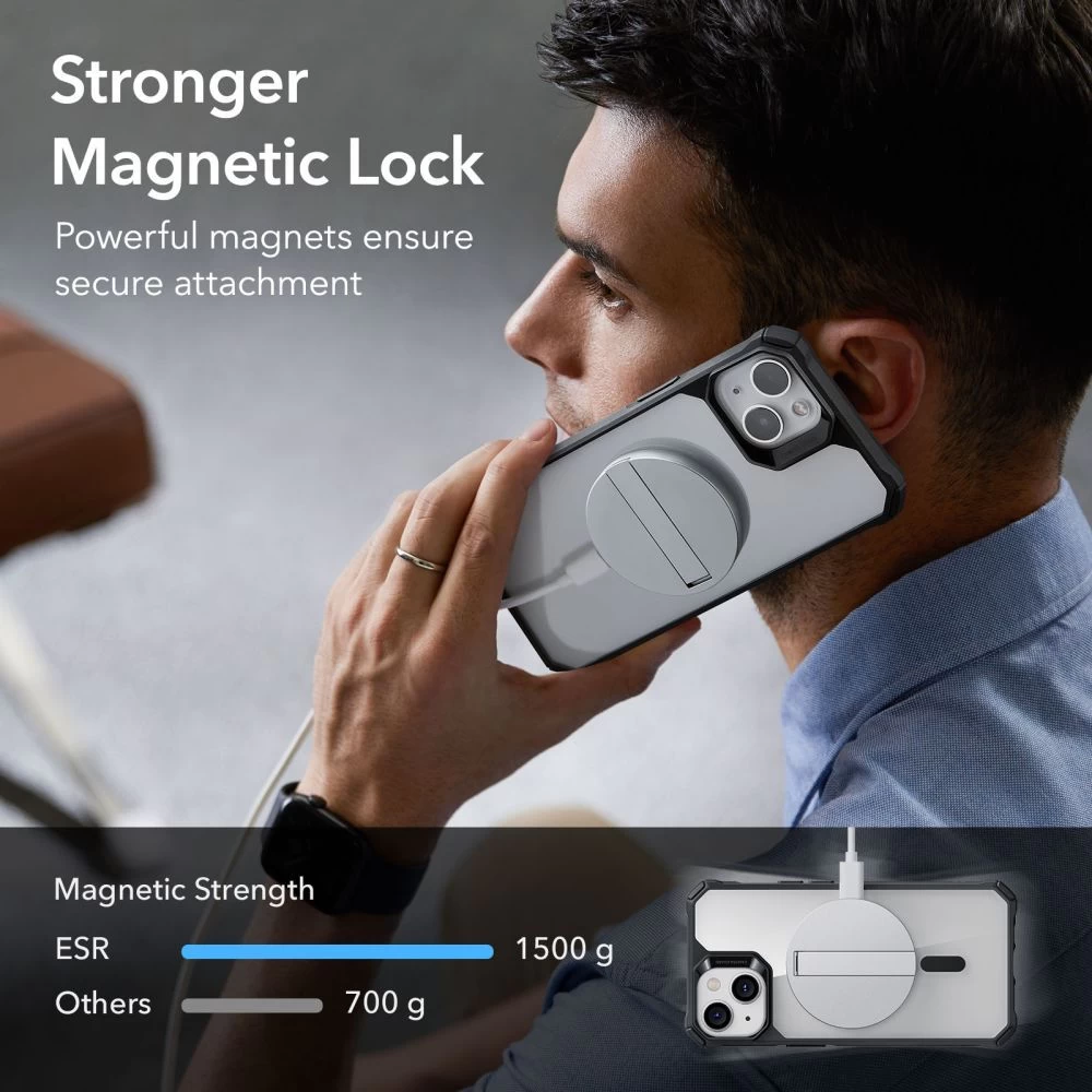 Apple iPhone 14 Pro Max case transparent ESR AIR ARMOR HALOLOCK MAGSAFE