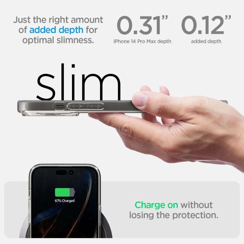 Apple iPhone 14 Pro Max case transparent SPIGEN ULTRA HYBRID ”S” IPHONE PRO MAX