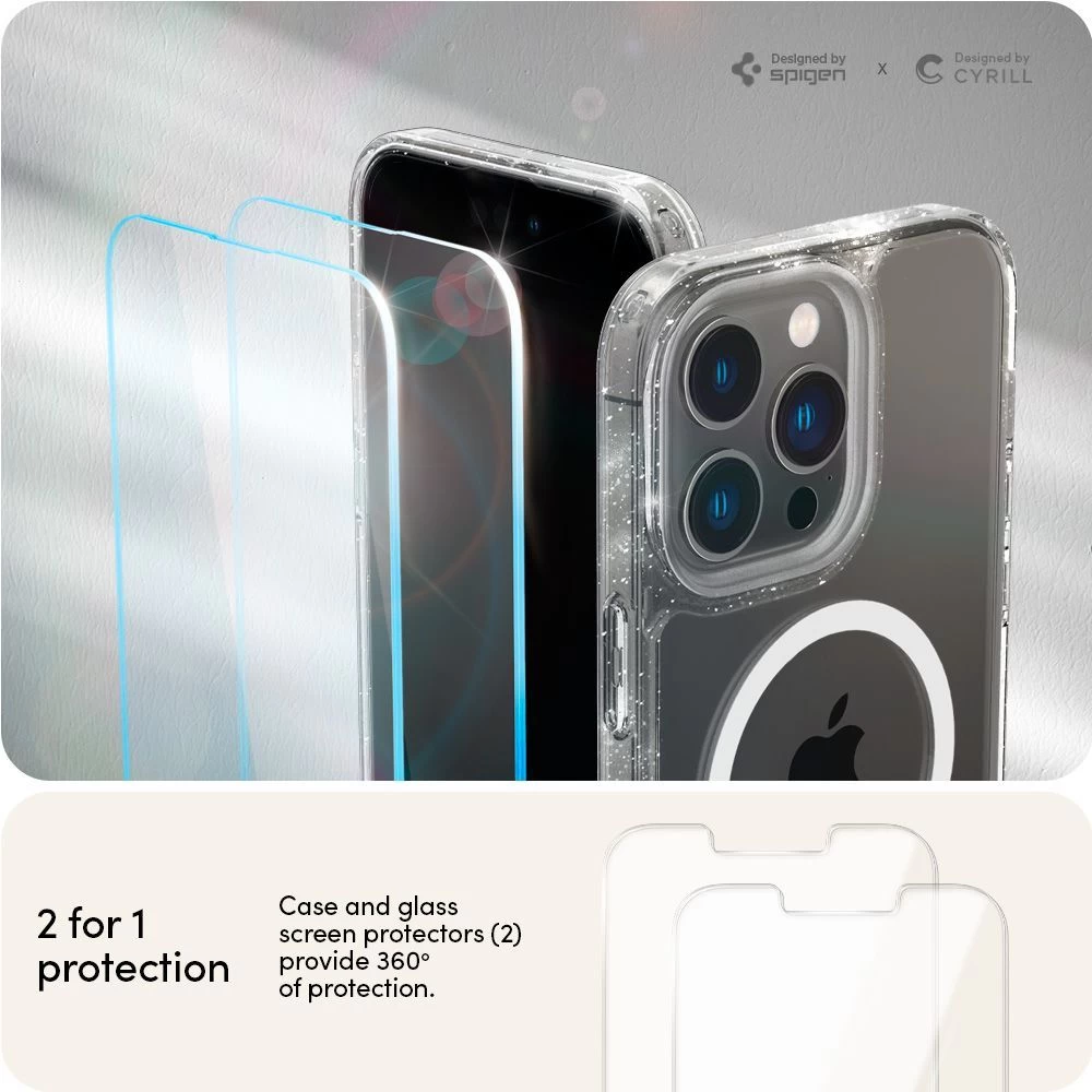 Apple iPhone 14 Pro Max case transparent SPIGEN CYRILL SHINE MAG MAGSAFE