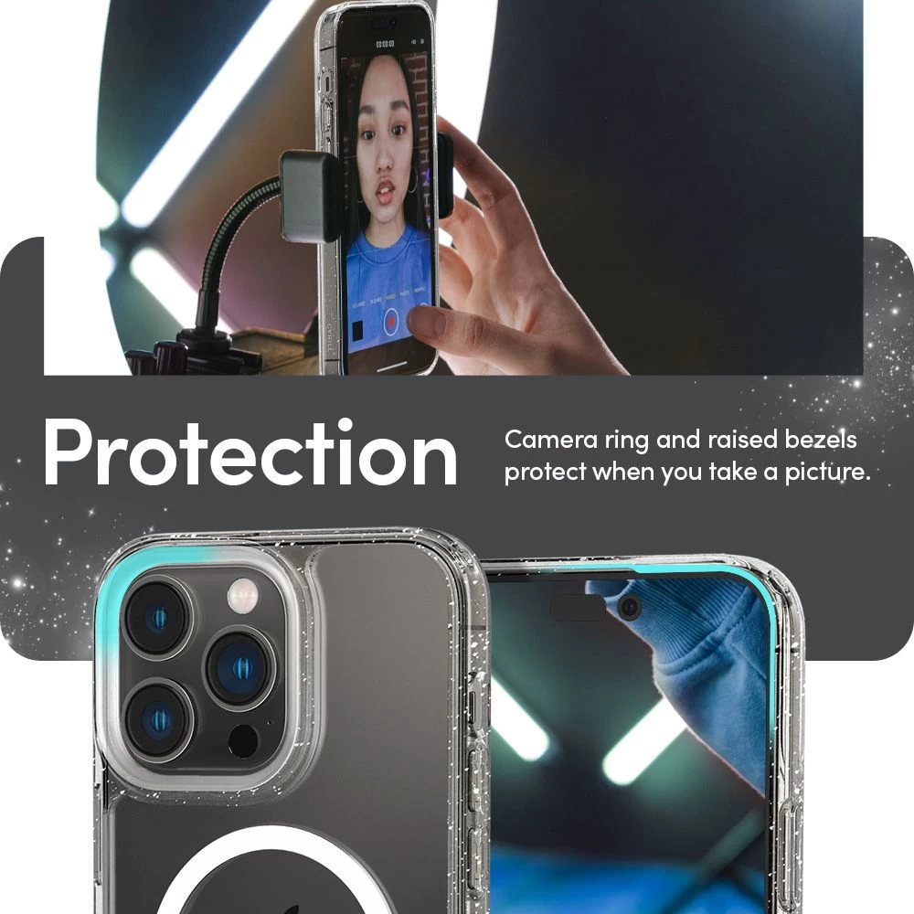 Apple iPhone 14 Pro Max case transparent SPIGEN CYRILL SHINE MAG MAGSAFE