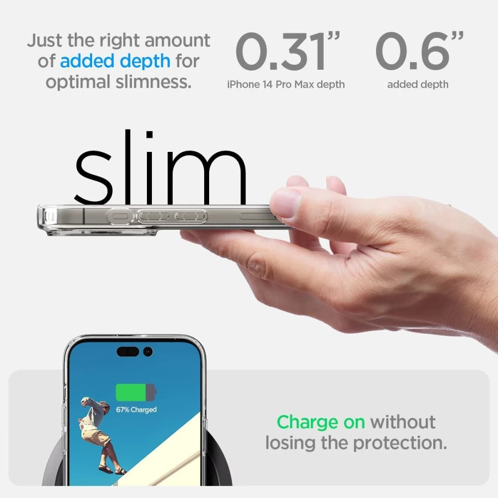 Apple iPhone 14 Pro Max case transparent SPIGEN QUARTZ HYBRID