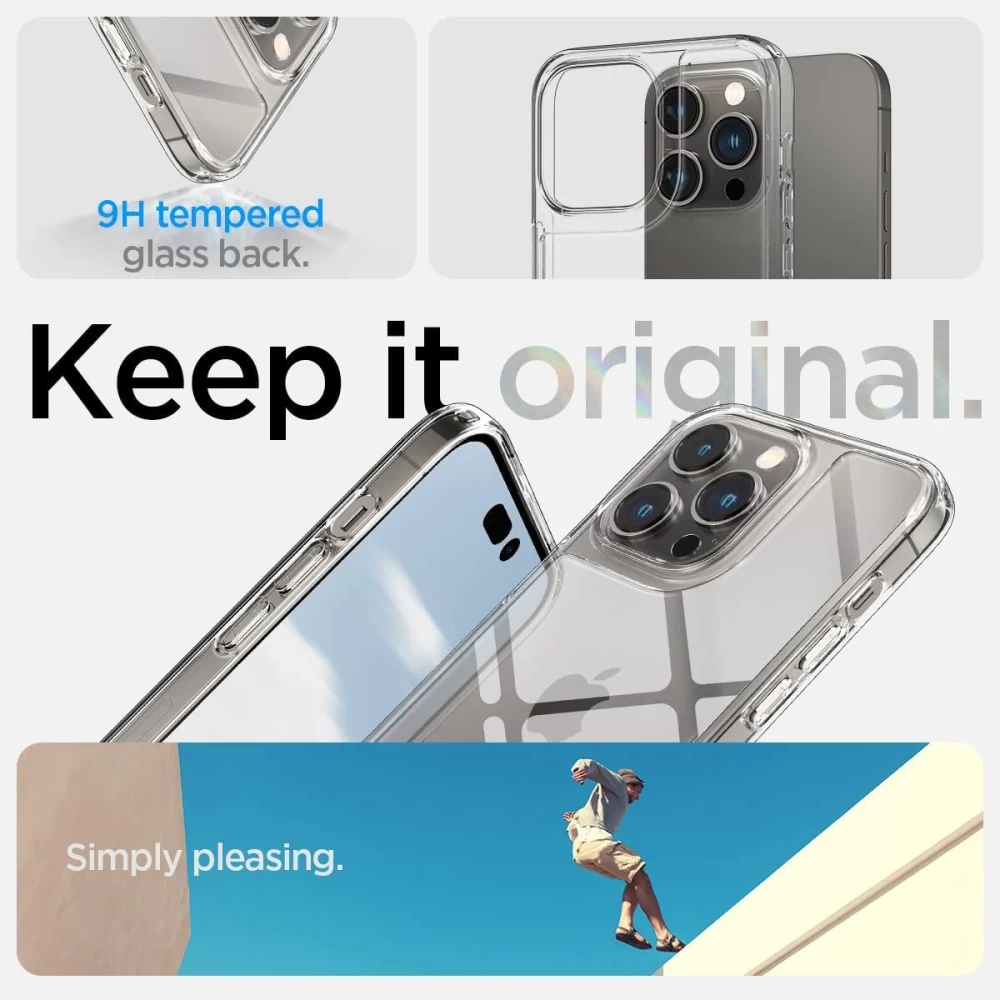 Apple iPhone 14 Pro Max case transparent SPIGEN QUARTZ HYBRID