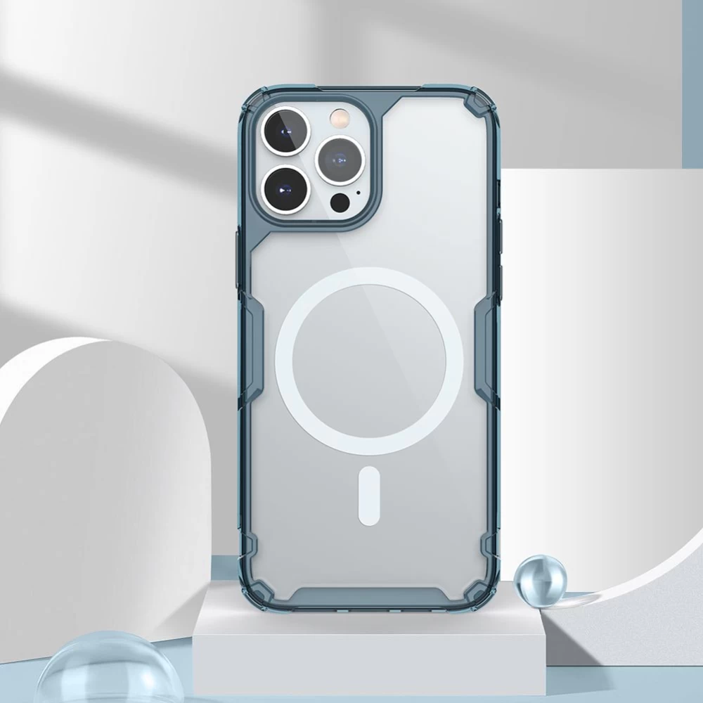 Apple iPhone 14 Pro Max case transparent Nillkin TPU Magnetic