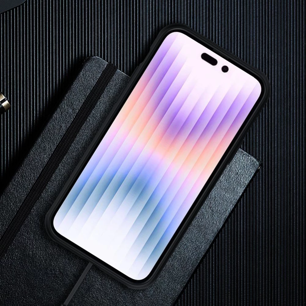 Apple iPhone 14 Pro Max ümbris must Nillkin Super Frosted Shield Magnetic
