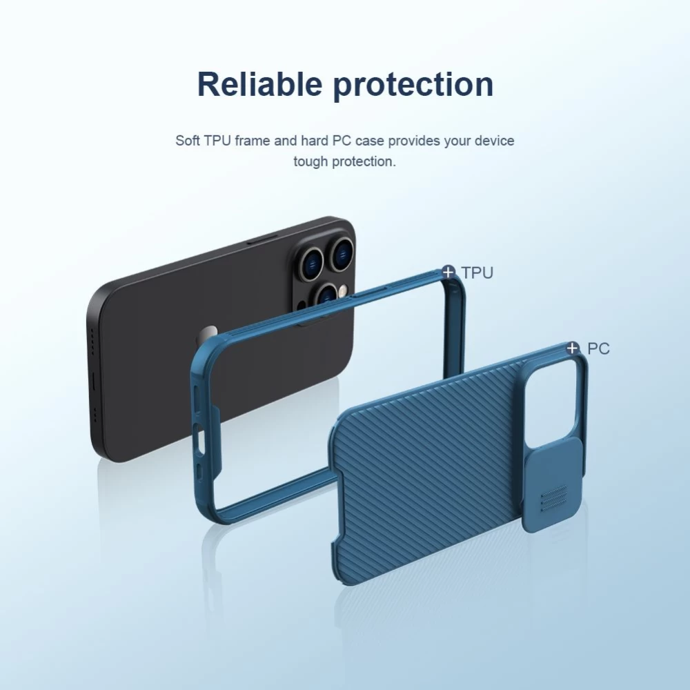 Apple iPhone 14 Pro Max case black Nillkin CamShield Magnetic