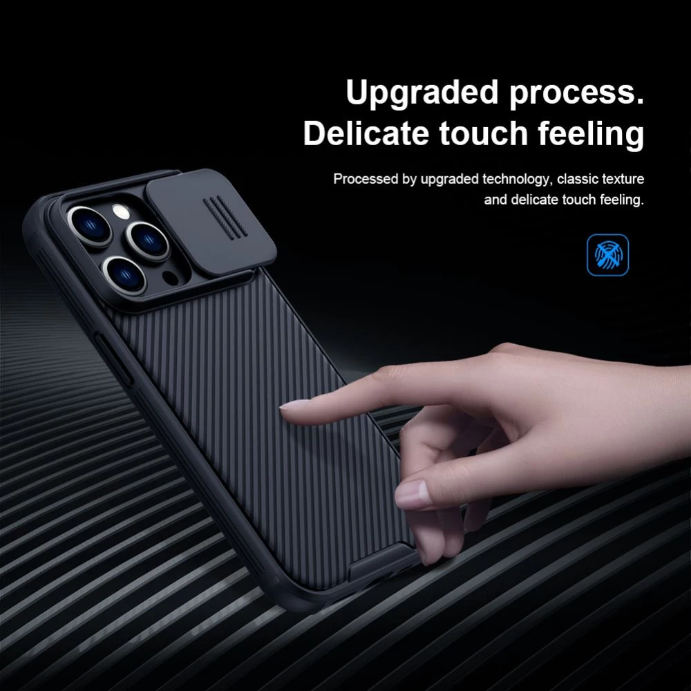 Apple iPhone 14 Pro Max case black Nillkin CamShield Magnetic