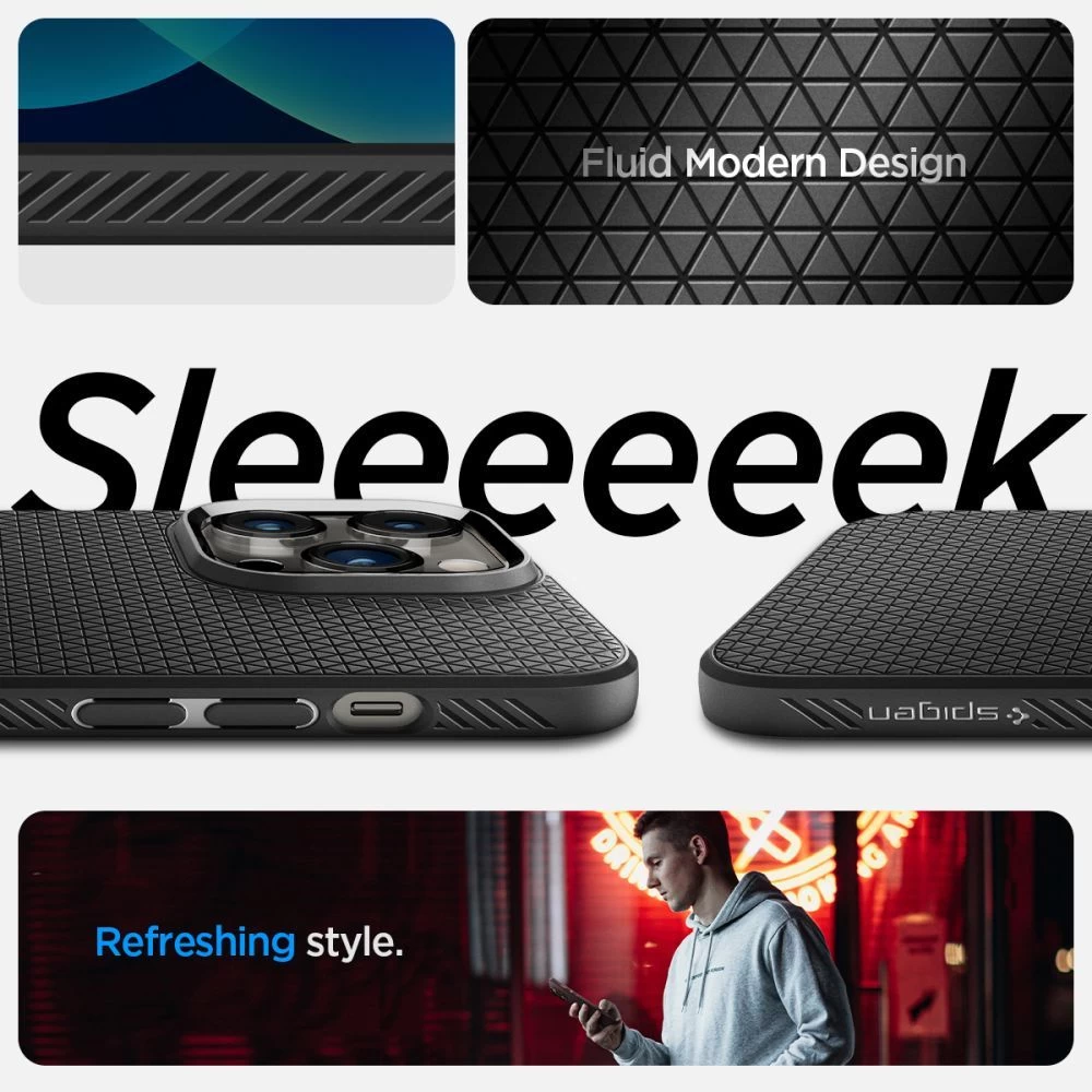Apple iPhone 14 Pro Max case black SPIGEN LIQUID AIR