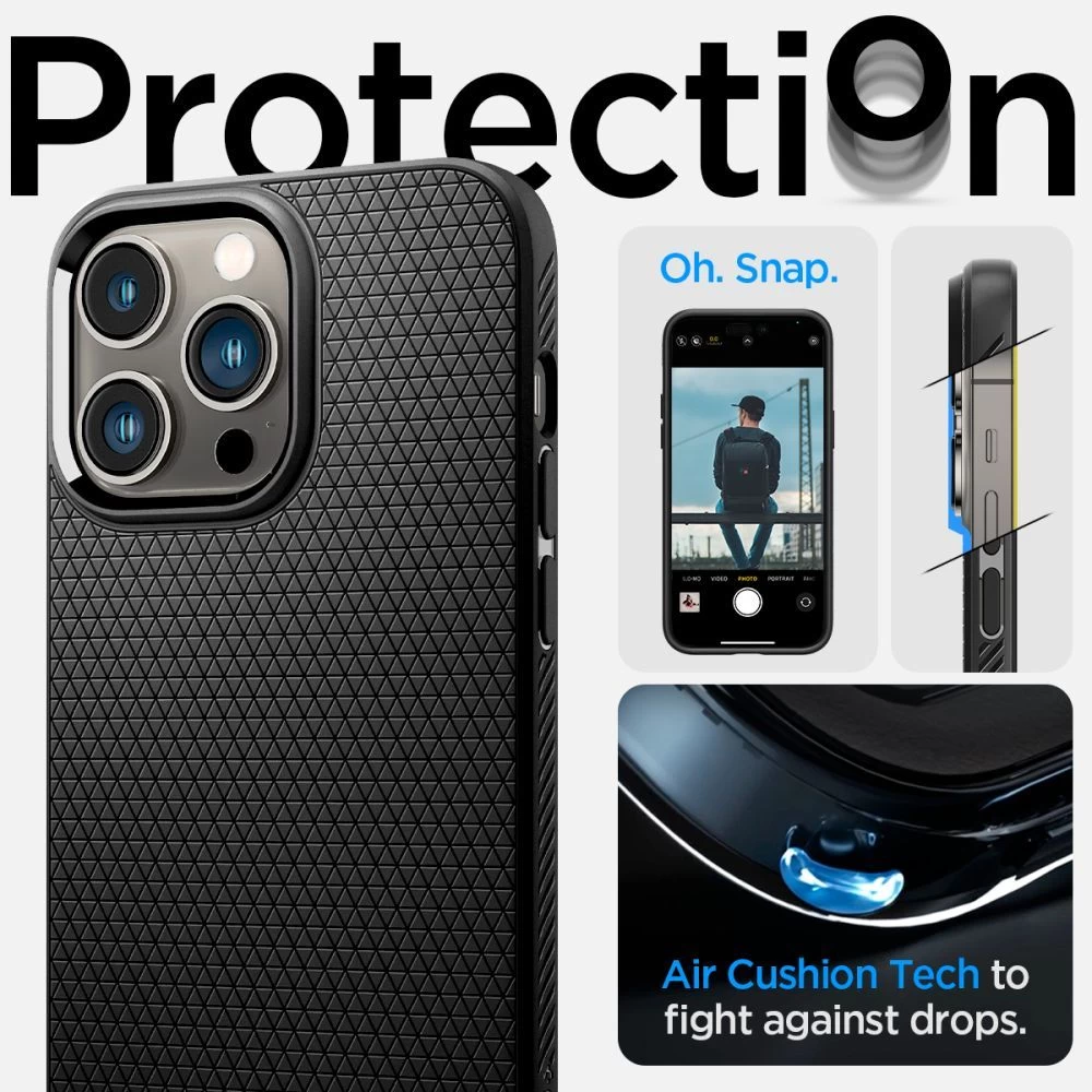 Apple iPhone 14 Pro Max case black SPIGEN LIQUID AIR