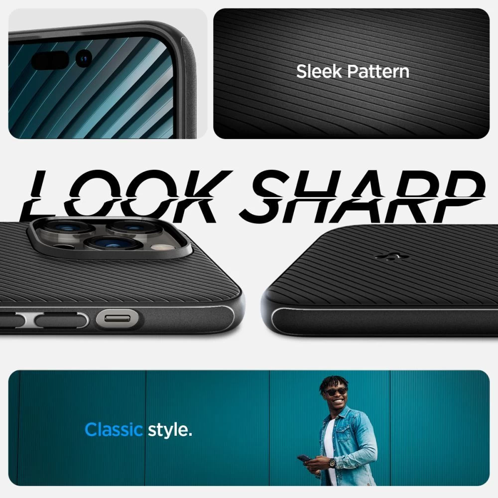 Apple iPhone 14 Pro Max suojakuori musta SPIGEN MAG ARMOR