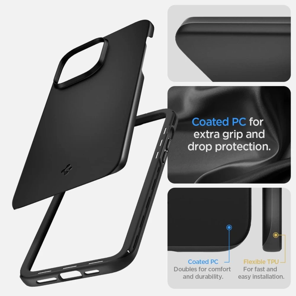 Apple iPhone 14 Pro Max case black SPIGEN THIN FIT