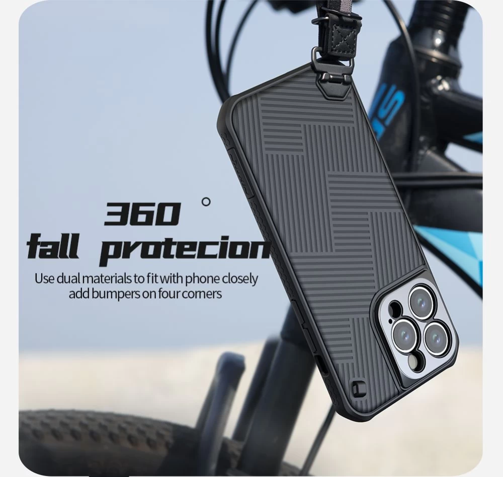 Apple iPhone 14 Pro Max case black Nillkin Strap Magnetic