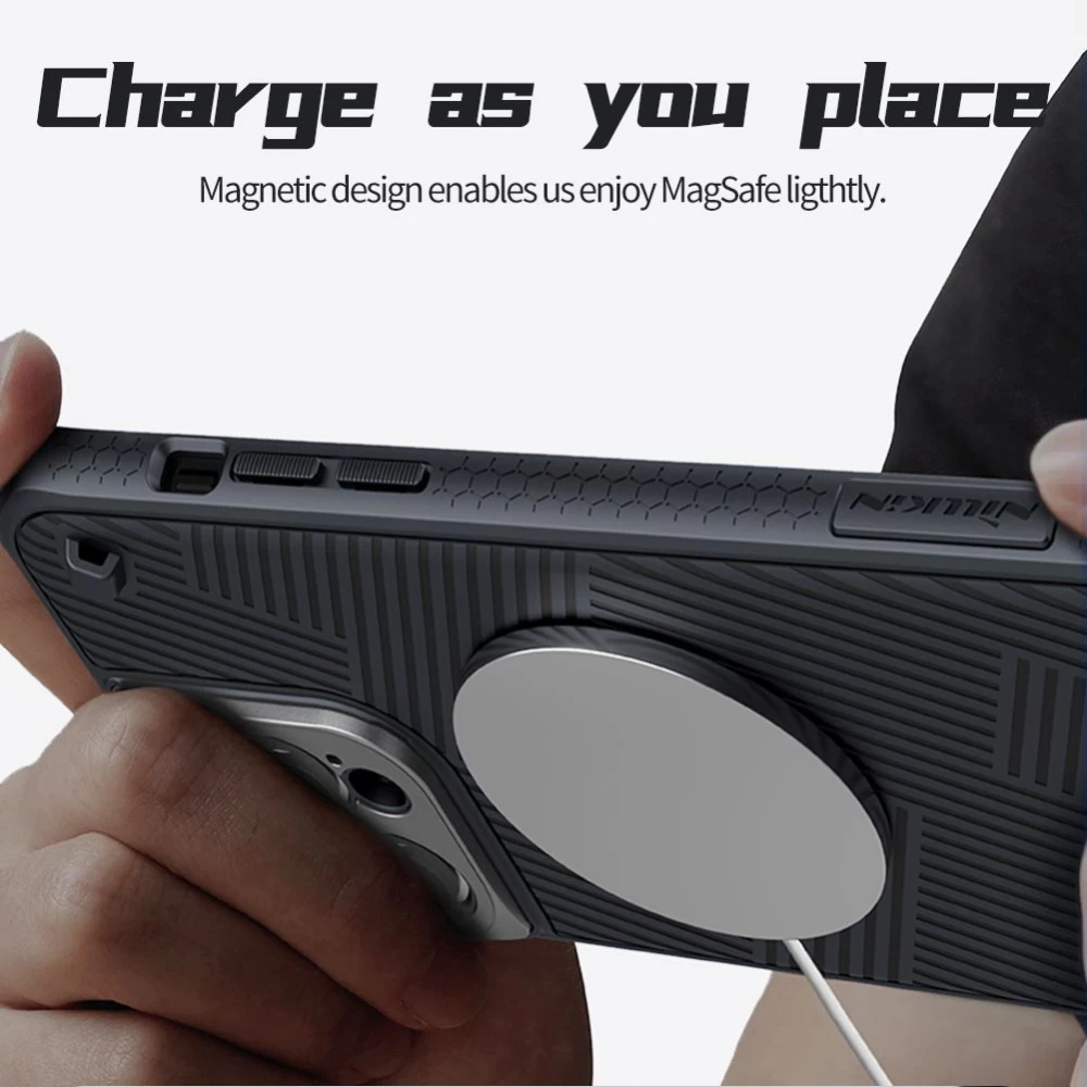 Apple iPhone 14 Pro Max case black Nillkin Strap Magnetic
