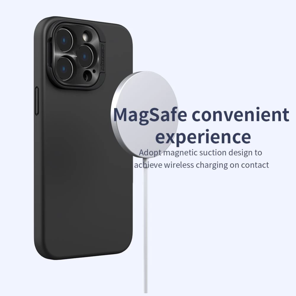 Apple iPhone 14 Pro Max case green NILLKIN LENSWING MAGNETIC
