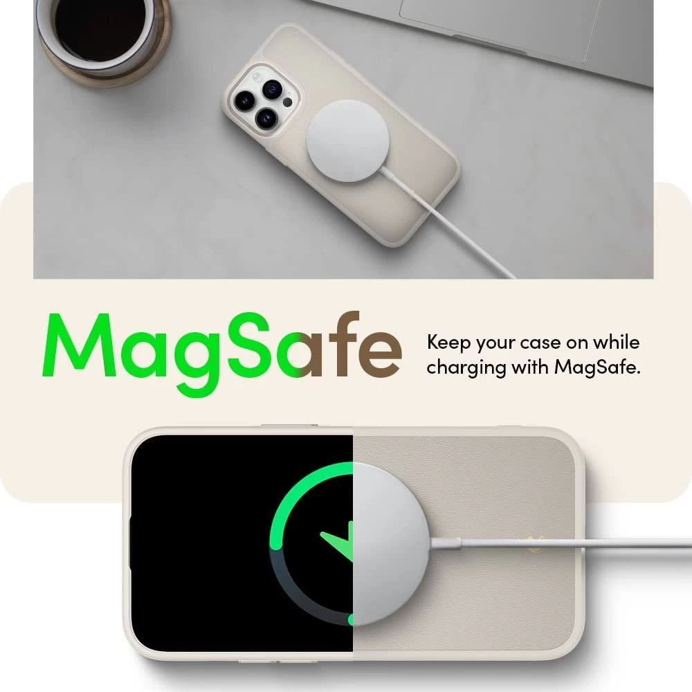 Apple iPhone 14 Pro Max vāciņš ziloņkaula balts SPIGEN CYRILL KAJUK MAG MAGSAFE