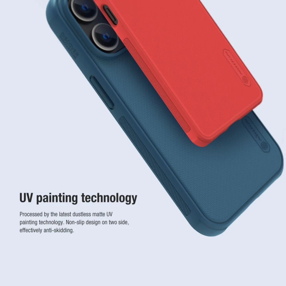 Apple iPhone 14 Pro Max case blue Nillkin Super Frosted Shield