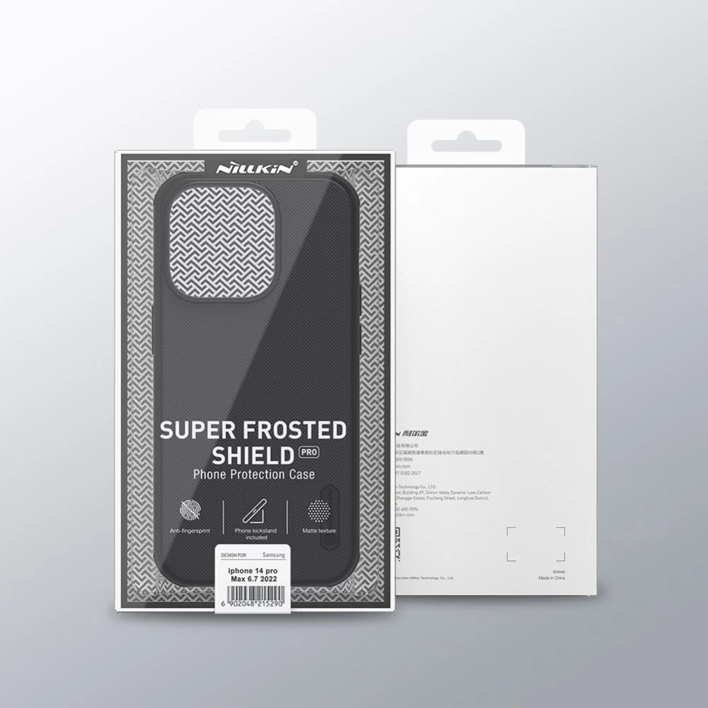 Apple iPhone 14 Pro Max case blue Nillkin Super Frosted Shield