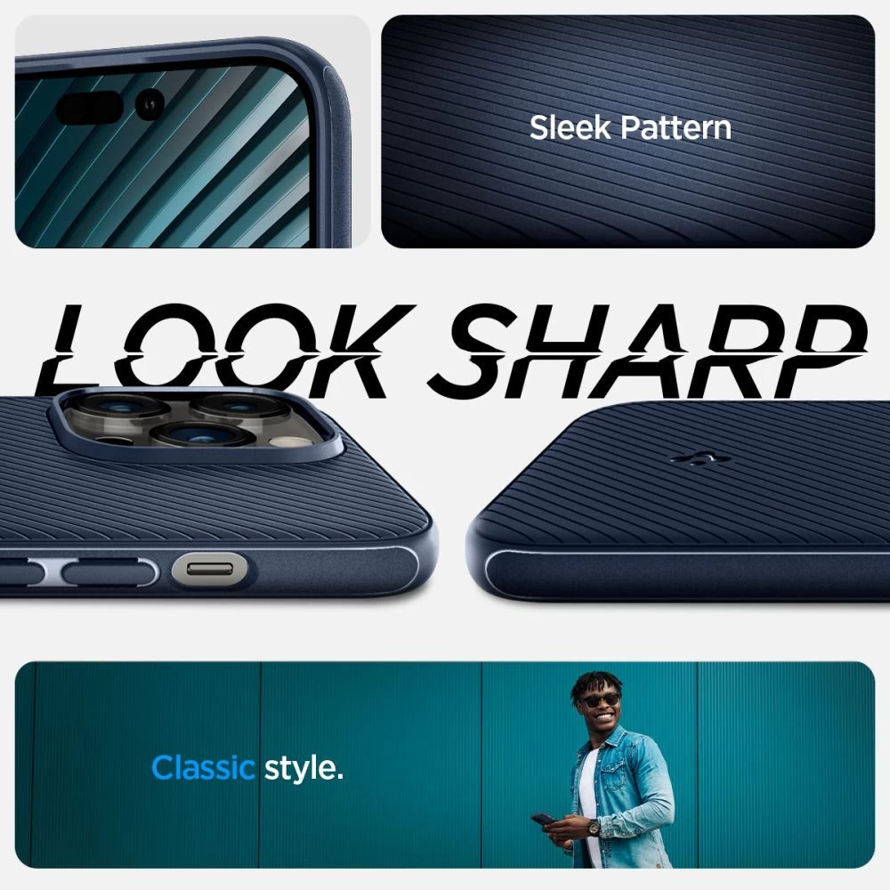 Apple iPhone 14 Pro Max suojakuori sininen SPIGEN MAG ARMOR