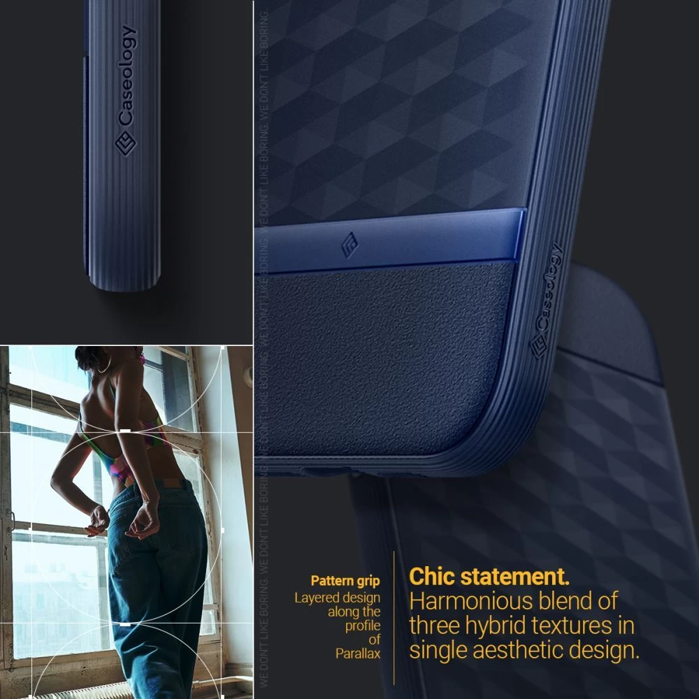 Apple iPhone 14 Pro Max vāciņš zils CASEOLOGY Parallax Mag Magsafe