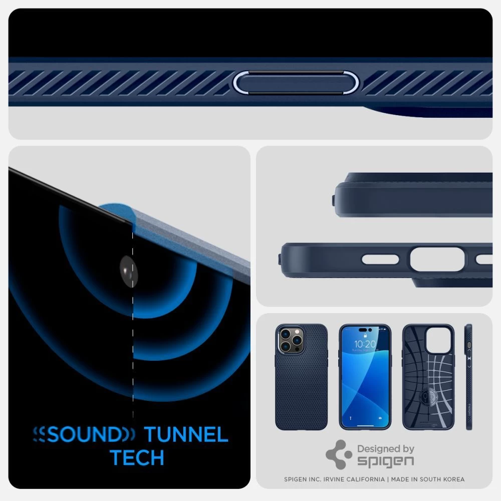 Apple iPhone 14 Pro Max case blue SPIGEN LIQUID AIR