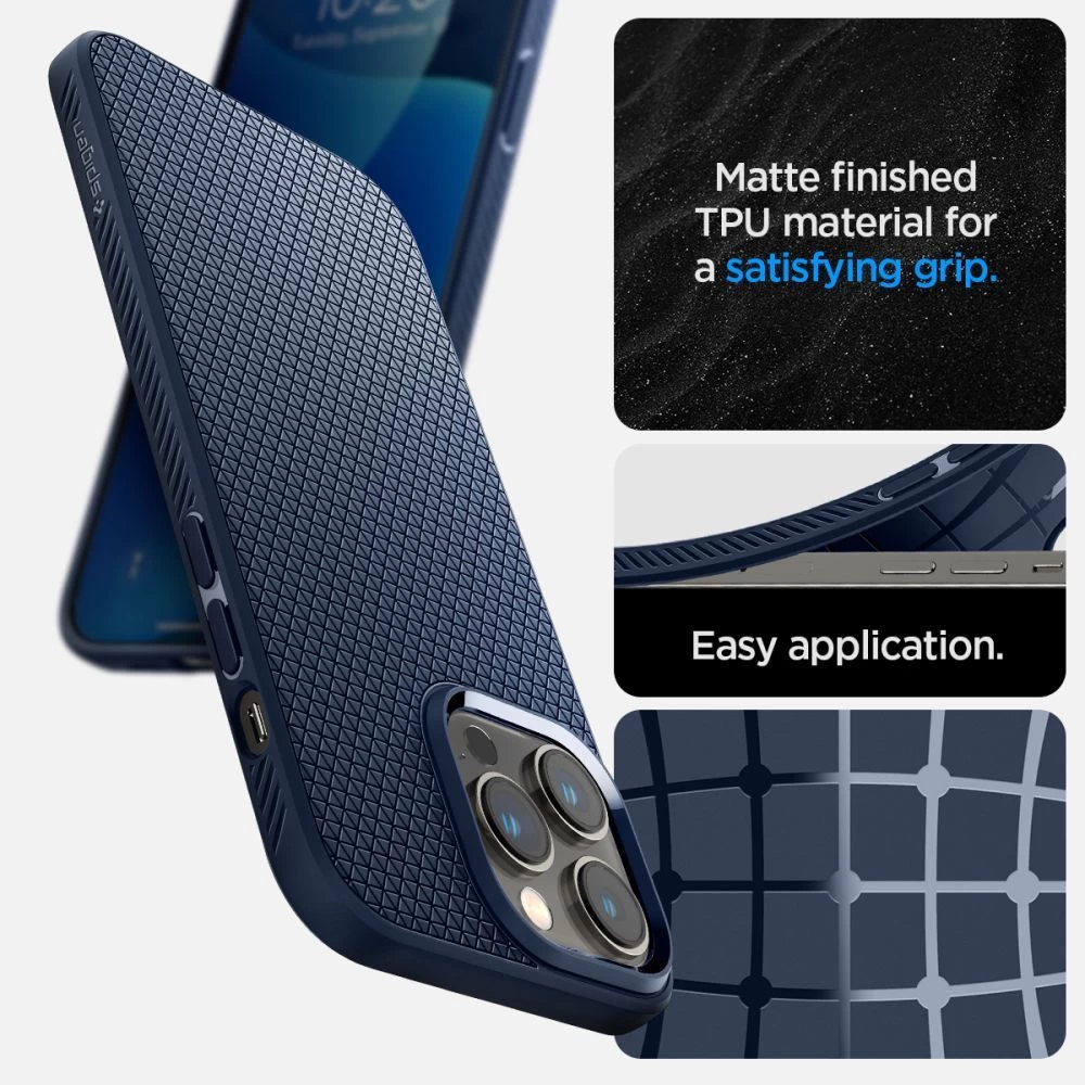 Apple iPhone 14 Pro Max case blue SPIGEN LIQUID AIR