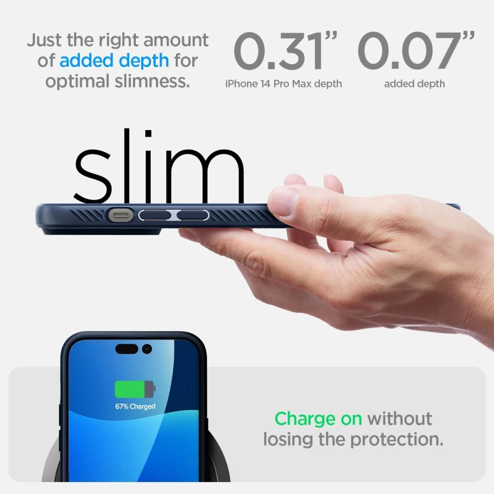 Apple iPhone 14 Pro Max case blue SPIGEN LIQUID AIR