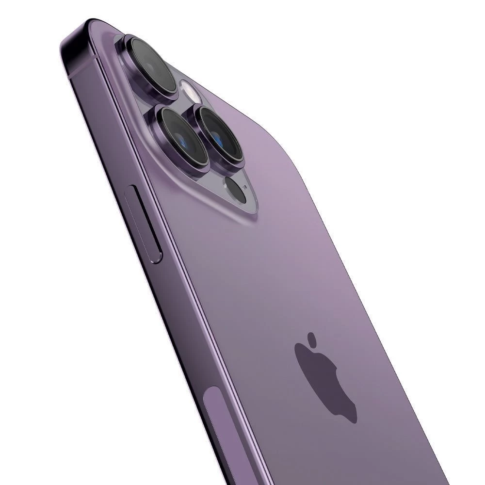 Apple iPhone 14 Pro Max skärmskydd SPIGEN OPTIK.TR EZ FIT CAMERA PROTECTOR (2-pack)