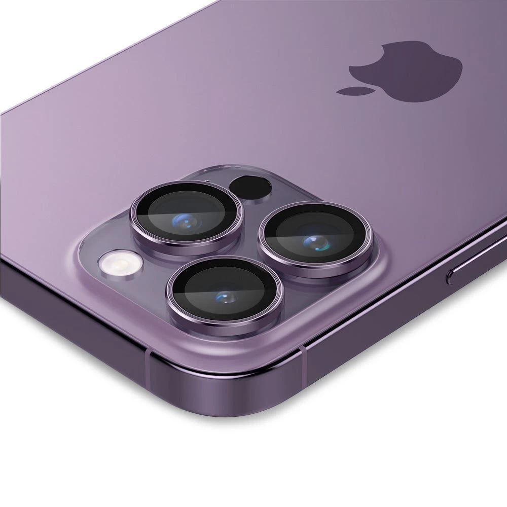 Apple iPhone 14 Pro Max skärmskydd SPIGEN OPTIK.TR EZ FIT CAMERA PROTECTOR (2-pack)