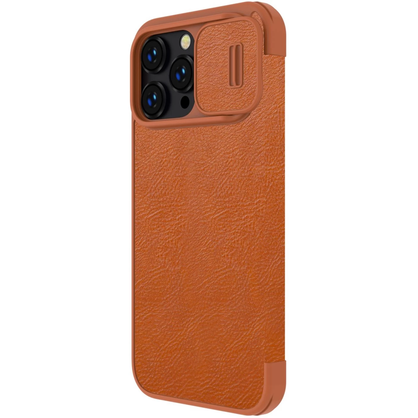 Apple iPhone 14 Pro Max case brown Nillkin Qin Leather