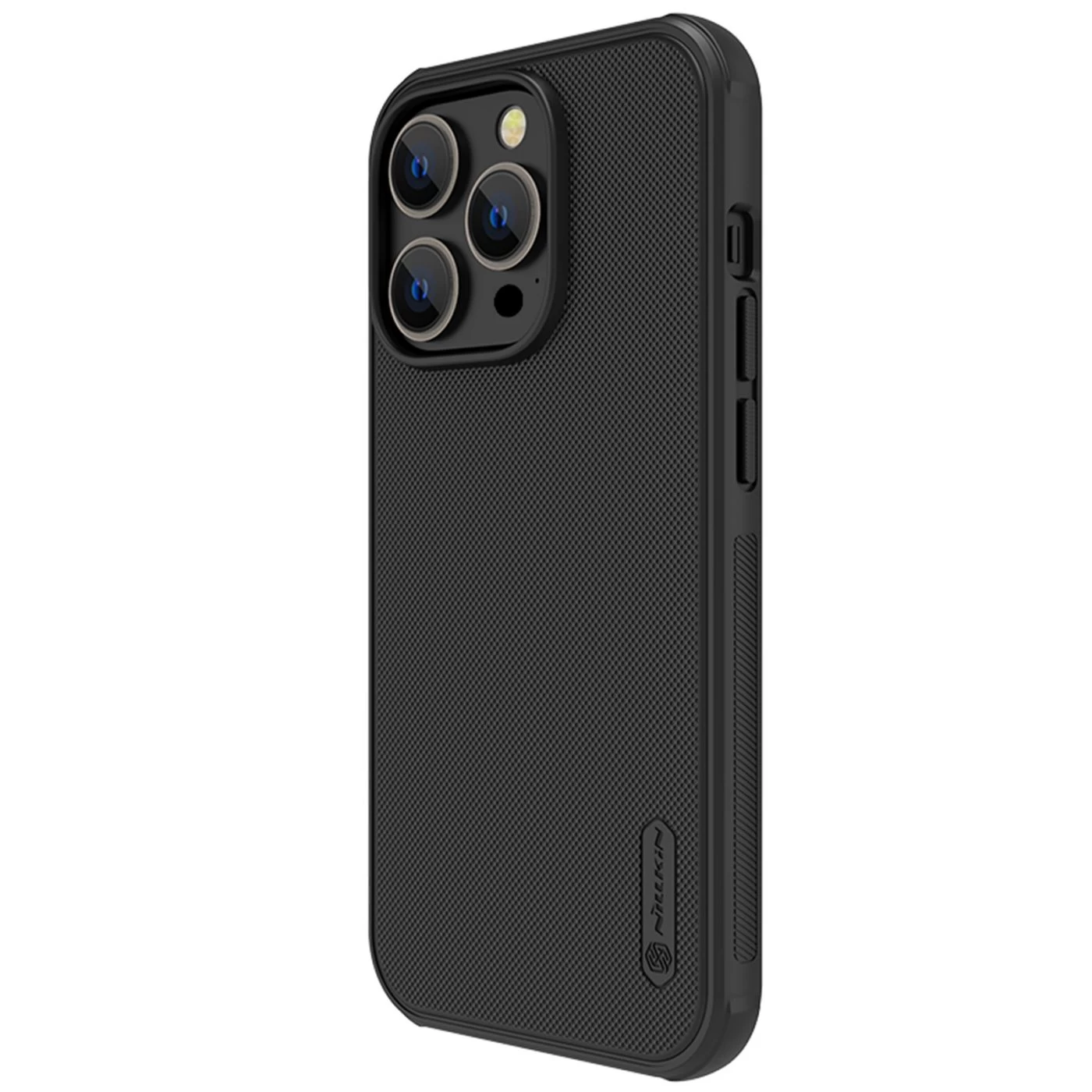 Apple iPhone 14 Pro Max ümbris must Nillkin Super Frosted Shield Magnetic