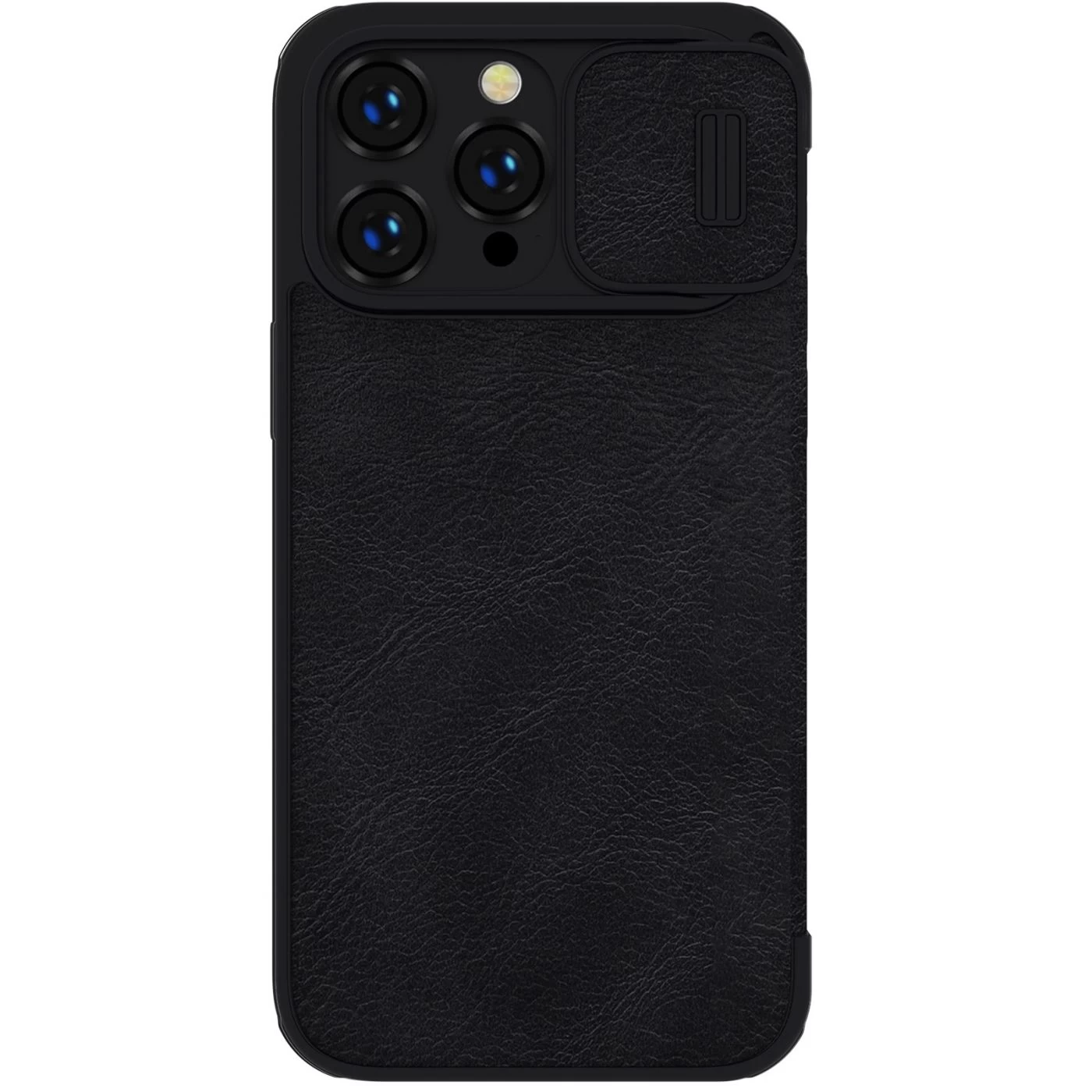 Apple iPhone 14 Pro Max case black Nillkin Qin Leather