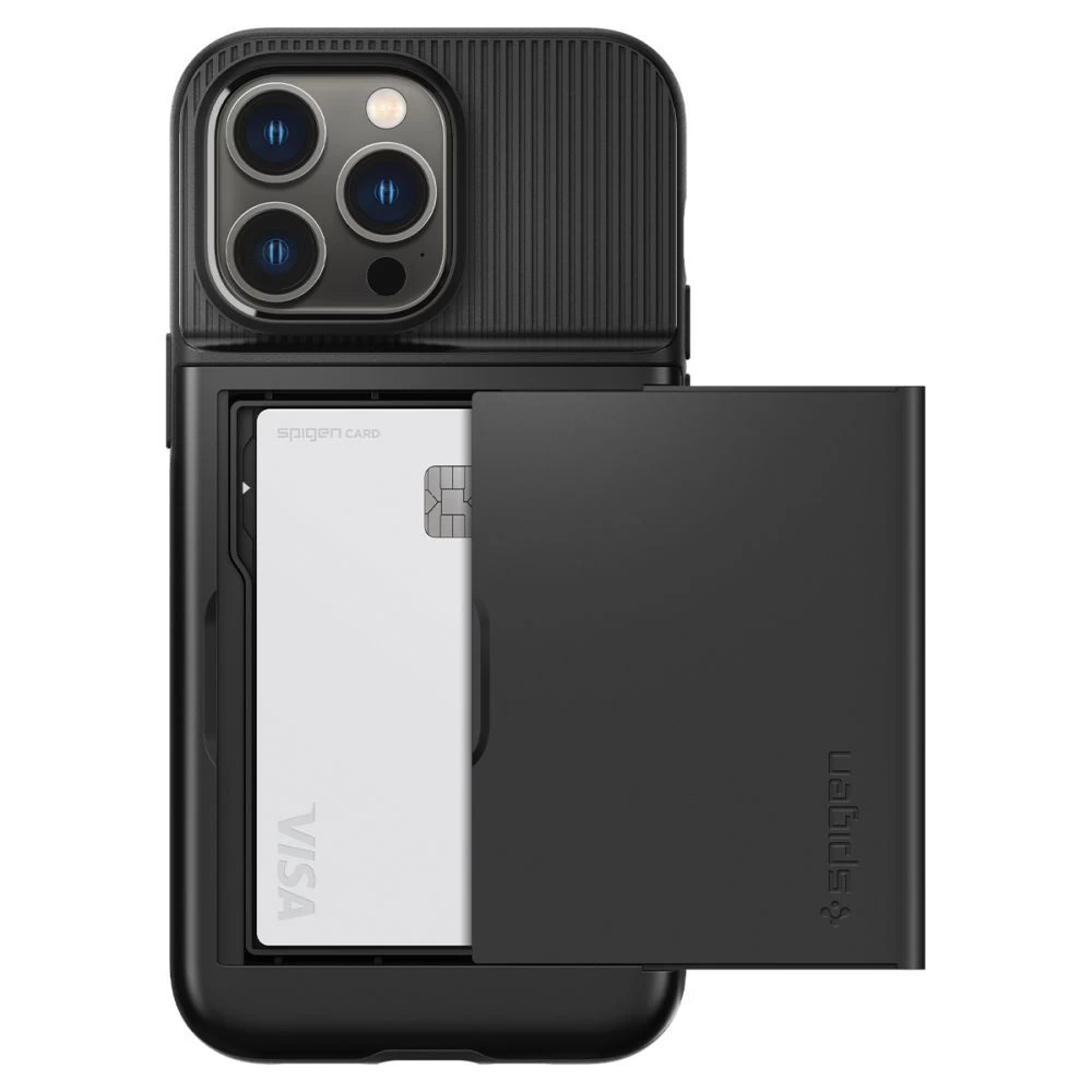 Apple iPhone 14 Pro Max case black SPIGEN SLIM ARMOR CS