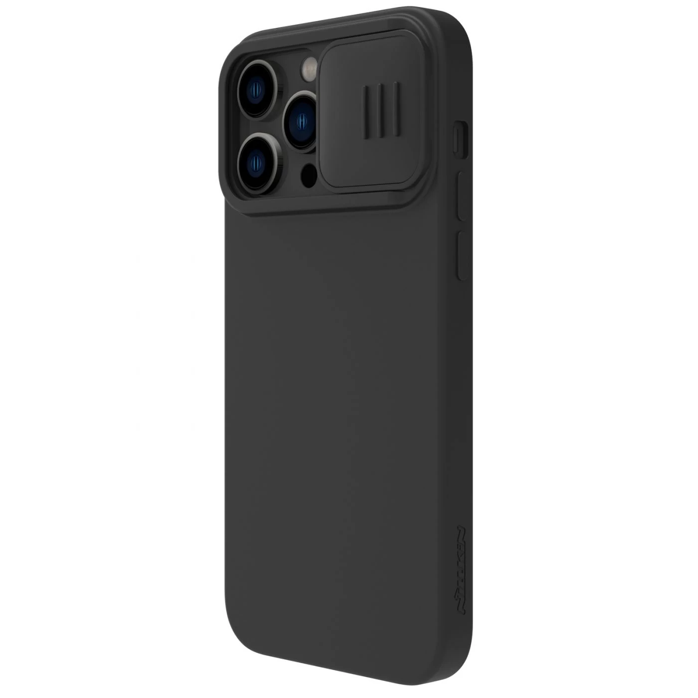 Apple iPhone 14 Pro Max case black Nillkin CamShield Silky Magnetic Silicon