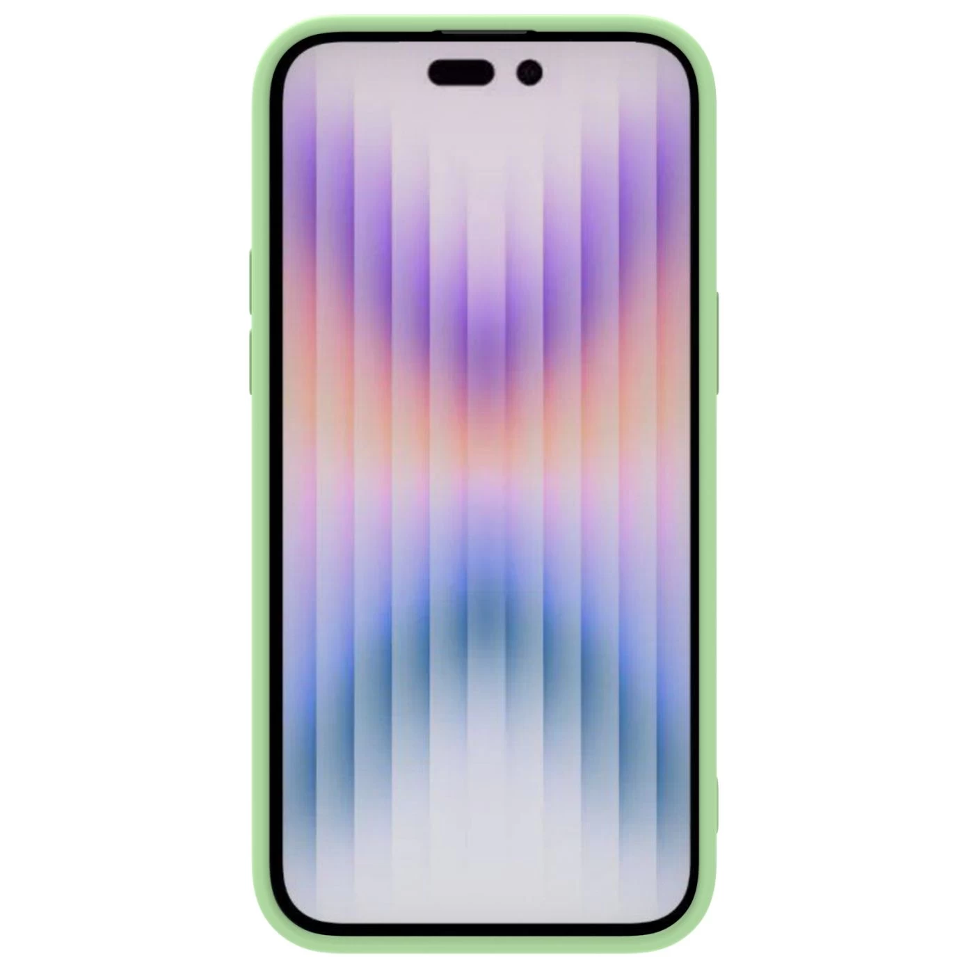 Apple iPhone 14 Pro Max case green Nillkin CamShield Silky Silicon