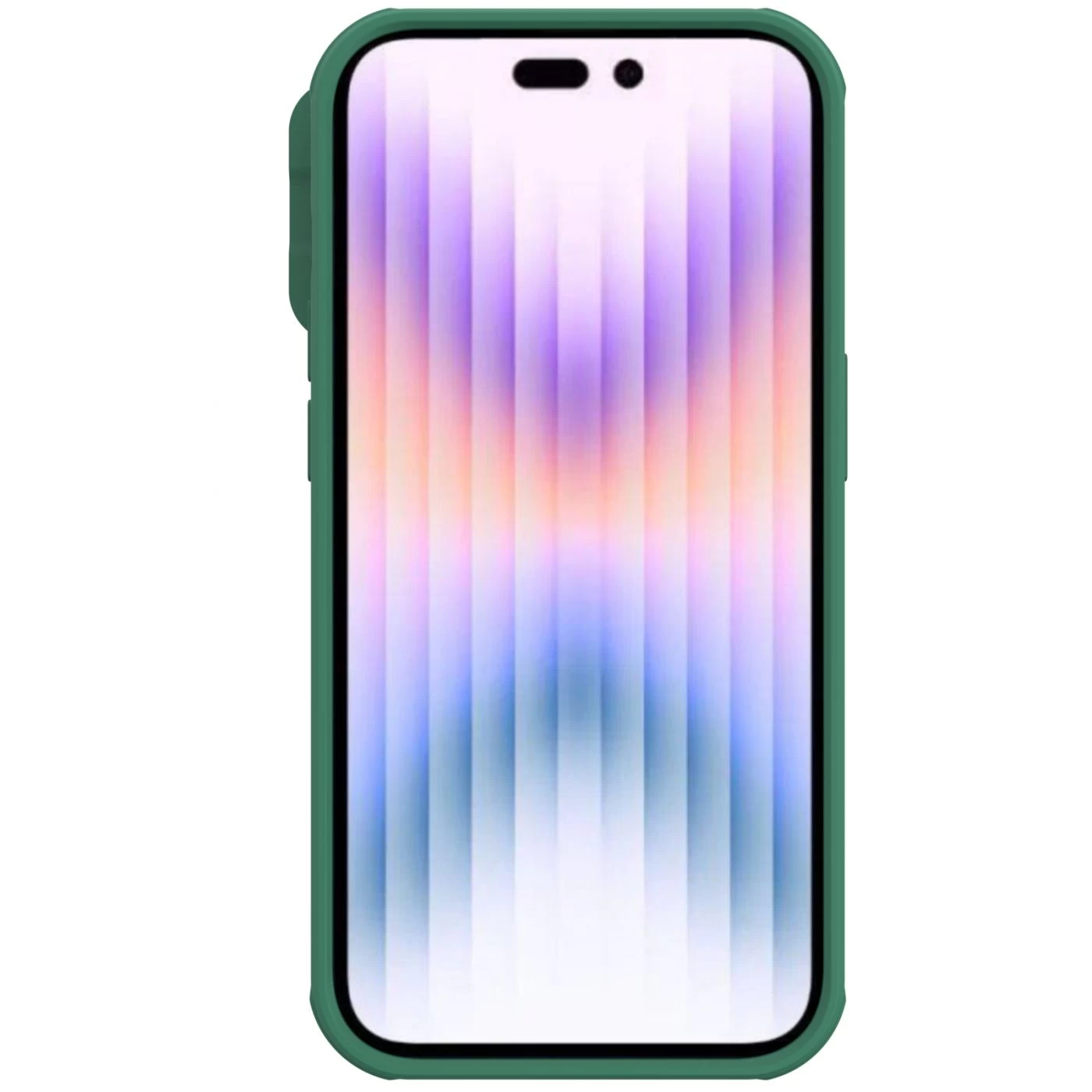Apple iPhone 14 Pro Max case green Nillkin CamShield