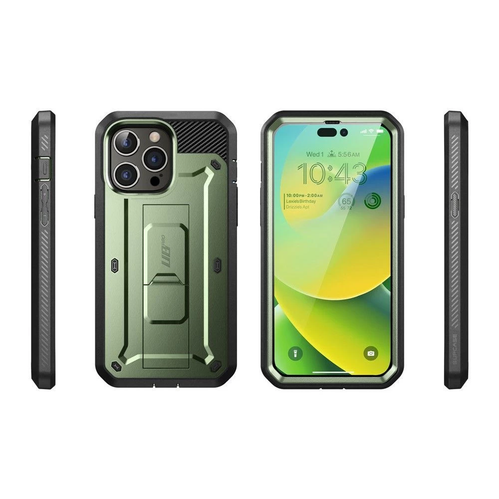 Apple iPhone 14 Pro Max case green SUPCASE UNICORN BEETLE PRO