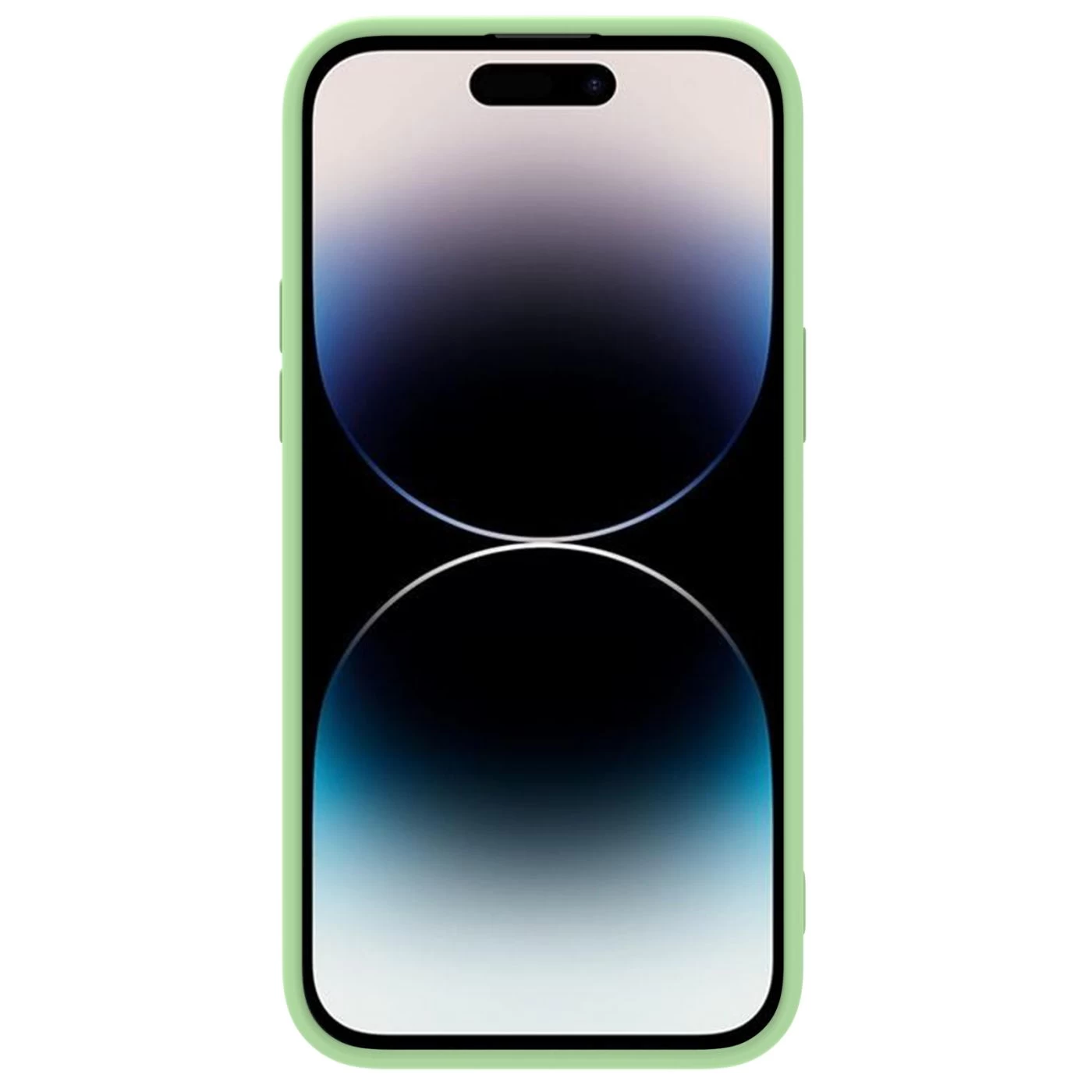 Apple iPhone 14 Pro Max case green Nillkin CamShield Silky Magnetic Silicon