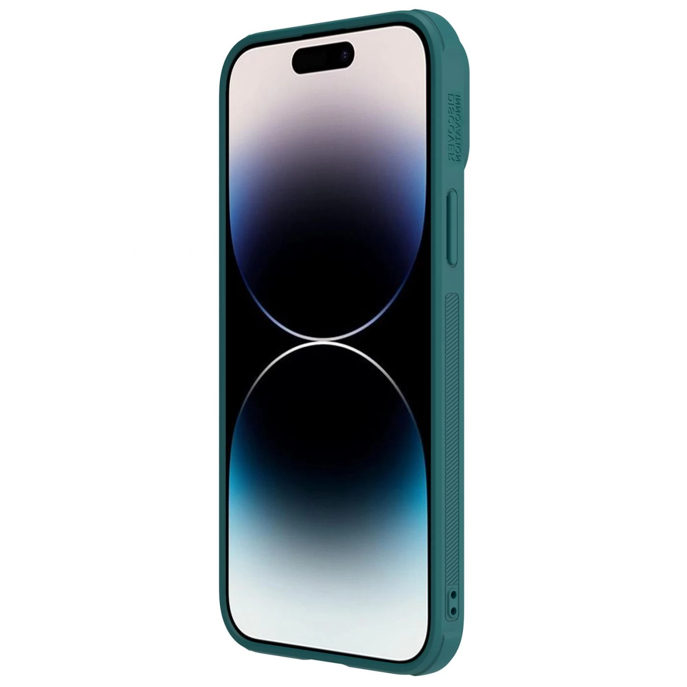 Apple iPhone 14 Pro Max case green Nillkin CamShield Leather S Magnetic