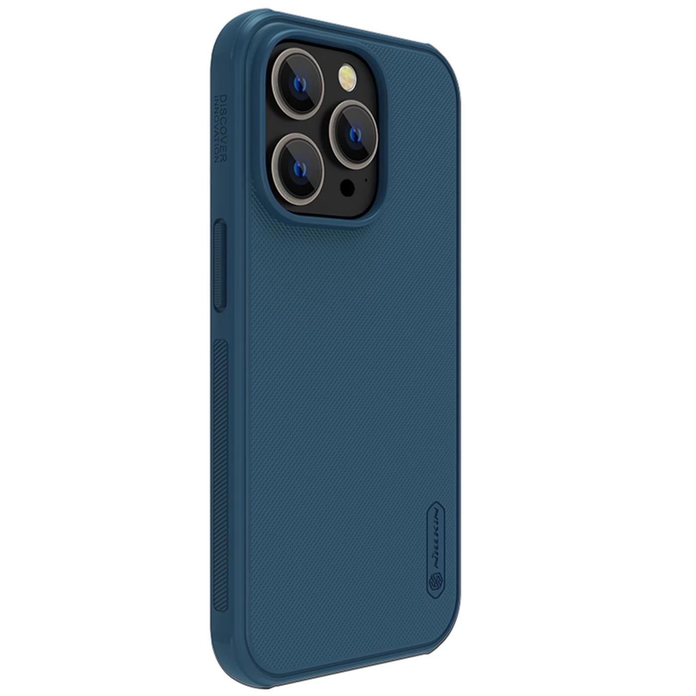 Apple iPhone 14 Pro Max case blue Nillkin Super Frosted Shield Magnetic