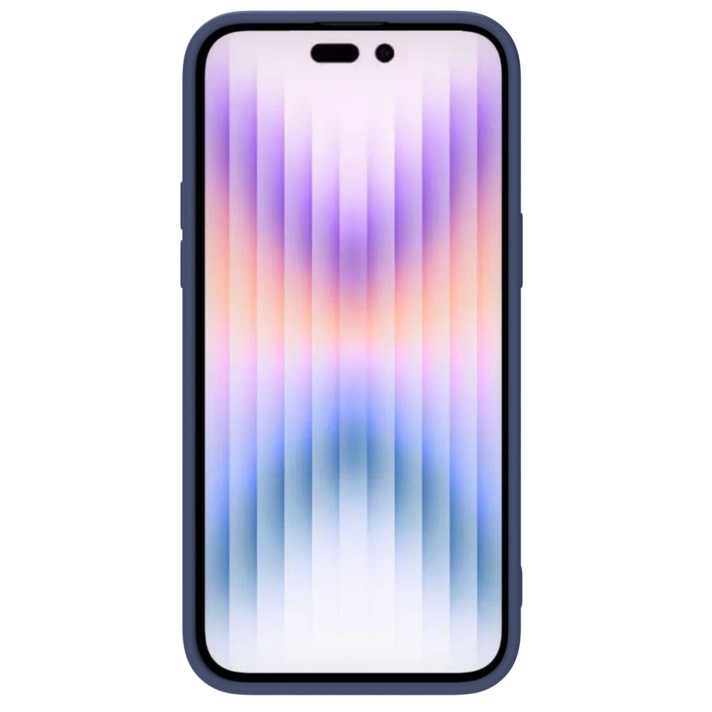 Apple iPhone 14 Pro Max case blue Nillkin CamShield Silky Silicon