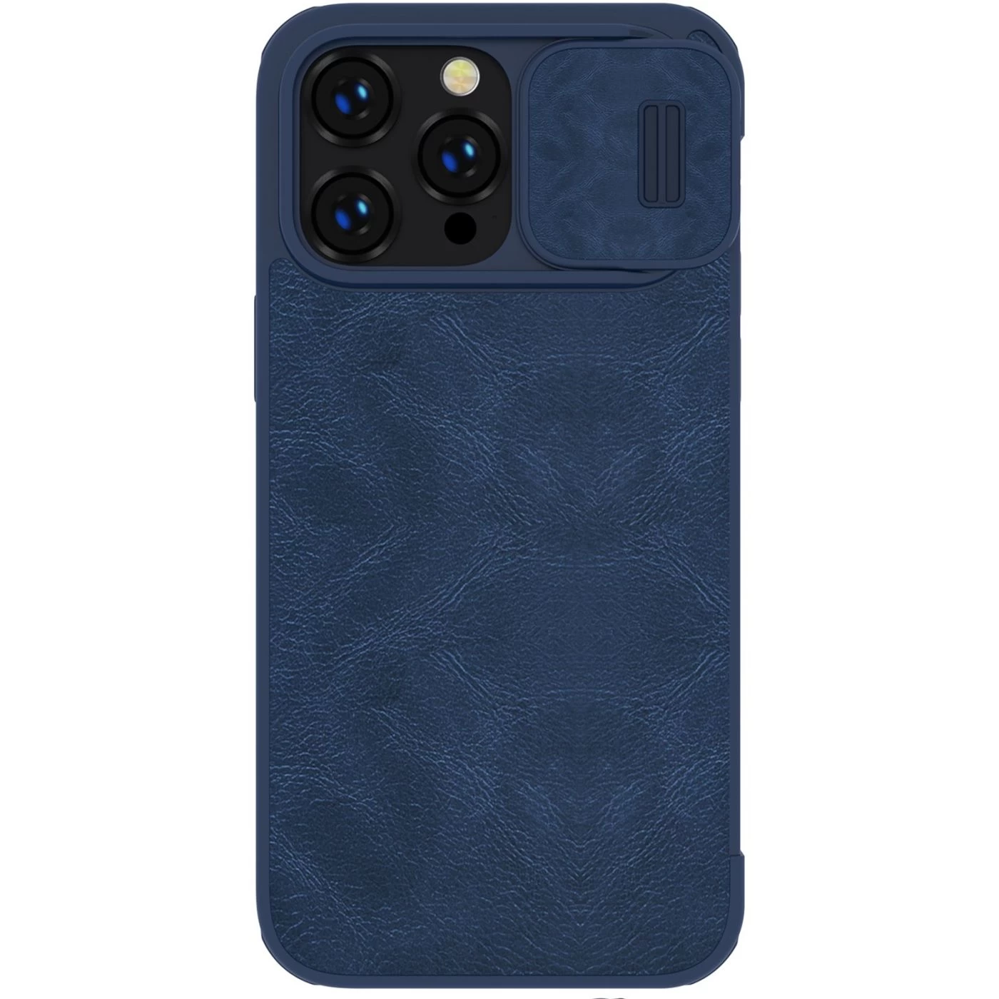 Apple iPhone 14 Pro Max case blue Nillkin Qin Leather