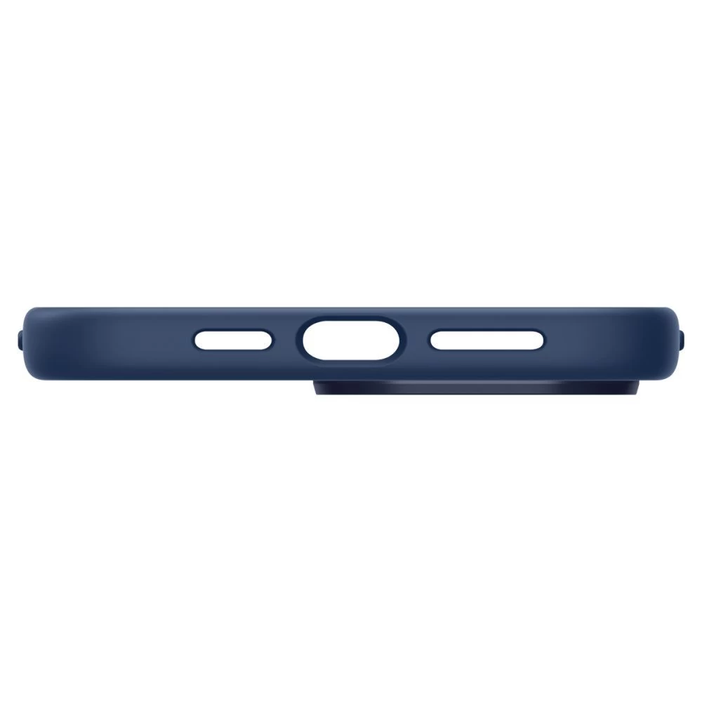 Apple iPhone 14 Pro Max case blue SPIGEN SILICONE FIT MAG MAGSAFE