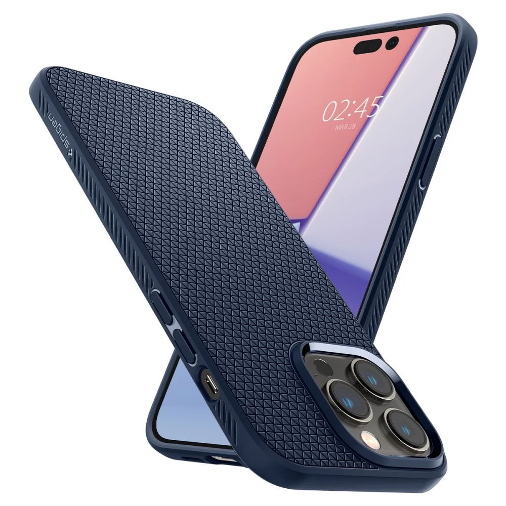 Apple iPhone 14 Pro Max case blue SPIGEN LIQUID AIR