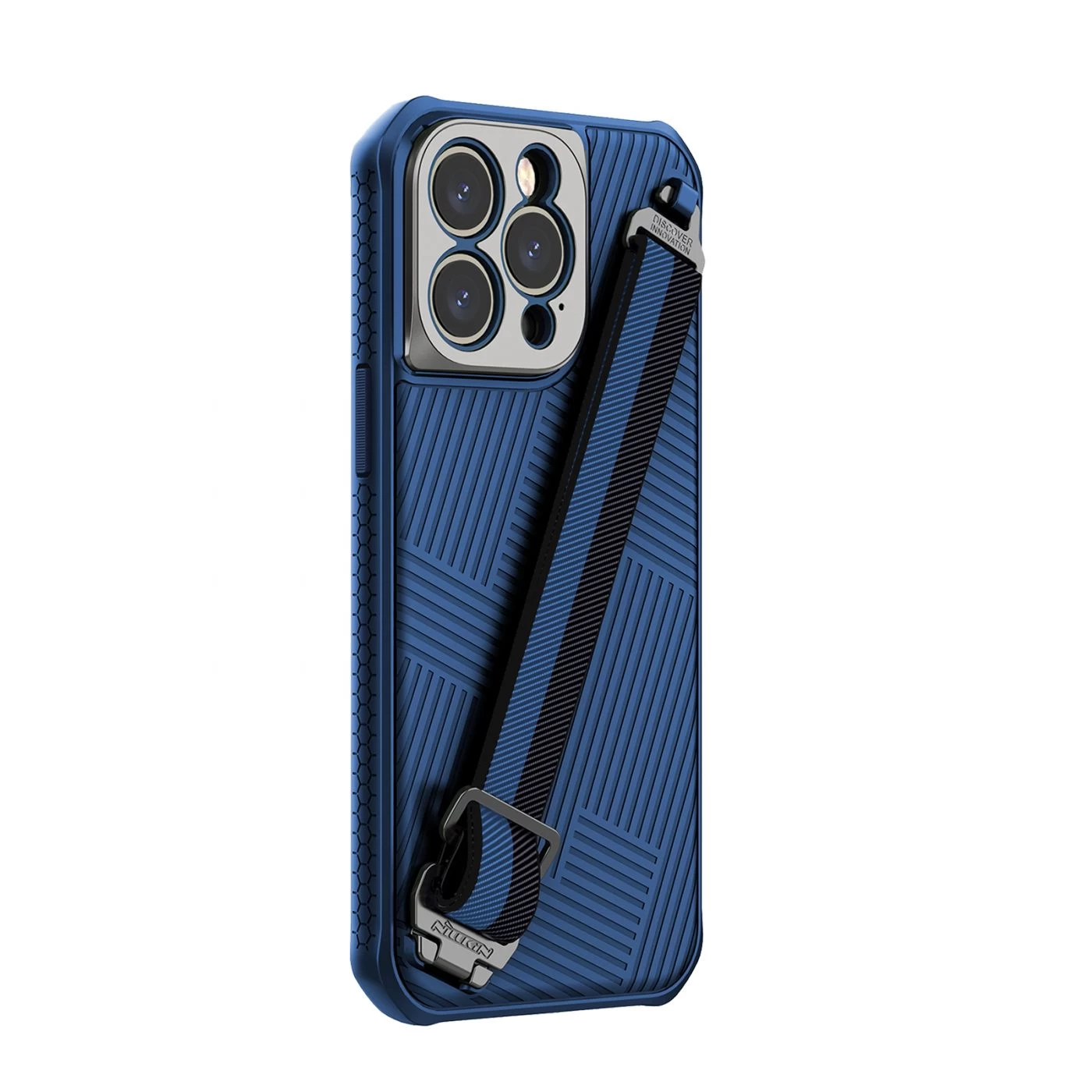 Apple iPhone 14 Pro Max skal blå Nillkin Strap Magnetic