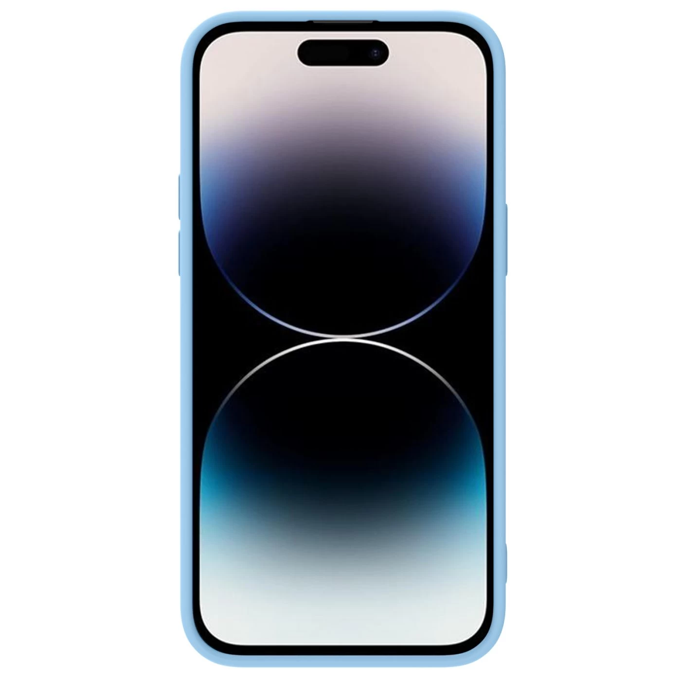 Apple iPhone 14 Pro Max skal blå Nillkin CamShield Silky Magnetic Silicone