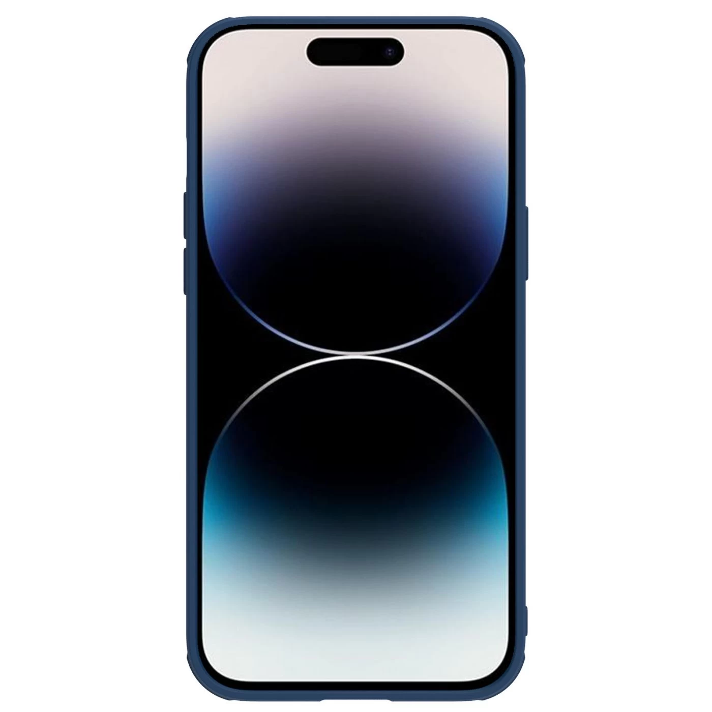 Apple iPhone 14 Pro Max case blue NILLKIN CAMSHIELD LEATHER S