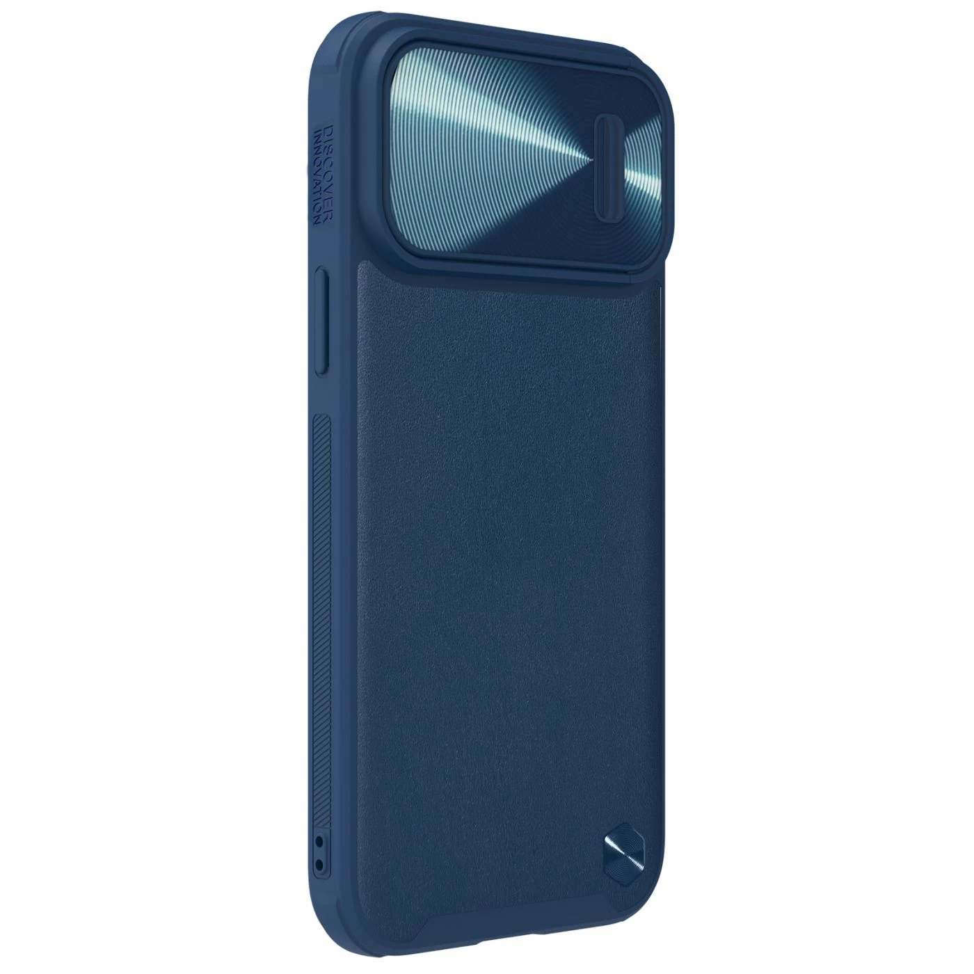 Apple iPhone 14 Pro Max case blue NILLKIN CAMSHIELD LEATHER S
