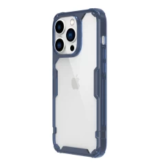 Apple iPhone 14 Pro Max case translucent blue Nillkin TPU 
