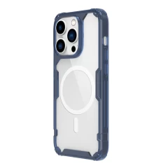 Apple iPhone 14 Pro Max case translucent blue Nillkin TPU Magnetic
