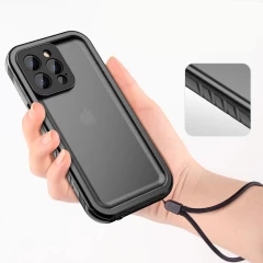Apple iPhone 14 Pro Max dėklas Juoda TECH-PROTECT SHELLBOX iP68